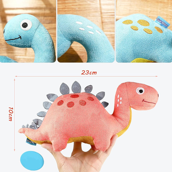 4 pakker dinosaur utstoppede dyr søte dinosaur 9 tommers dinosaur plu