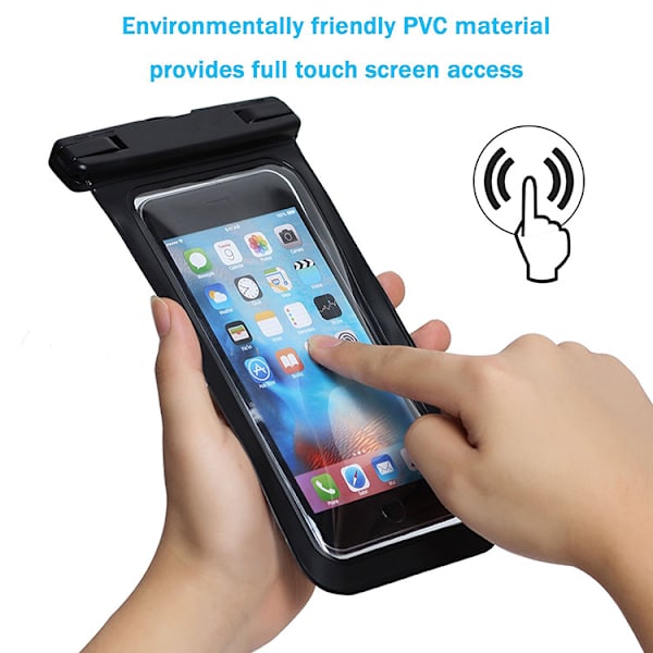 Vattentät telefonpåse [2-pack] - Universell IPX8 vattentät telefon