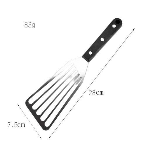 2 Pak Rustfrit Stål Spatel, Spaltede Spatler til Madlavning, Fl
