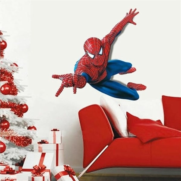 Superhero Wall Sticker 3D Spiderman Removable PVC Wall Sticker De