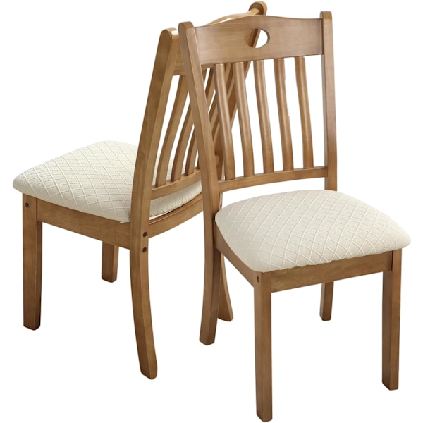 Vedenpitävä elastinen istuintyynyn päällinen, irrotettava ja pestävä, neulottu timanttikuvio, beige, 1 kpl