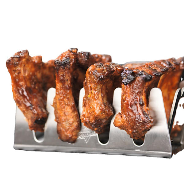 Multifunktionel grillstativ i rustfrit stål