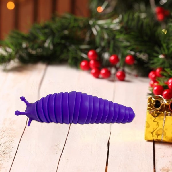 Fidget Slug 3D-tryckt vänlig ledad Fidget Slug Articulating Toy Söta Fidget-tillbehör Flexibla Fidget Sensoriska leksaker för barn Vuxna Stressavlastningsgåvor