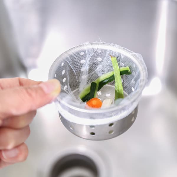 Køkkenvask Si Strainer Mesh Bags - 200 Engangs Mesh Vask Si