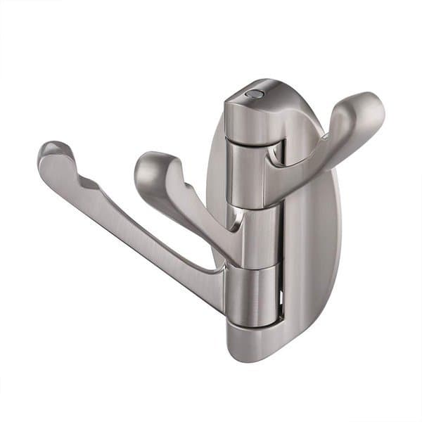 Solid Metal Swivel Hook Heavy Duty Folding Swing Arm Triple Coat