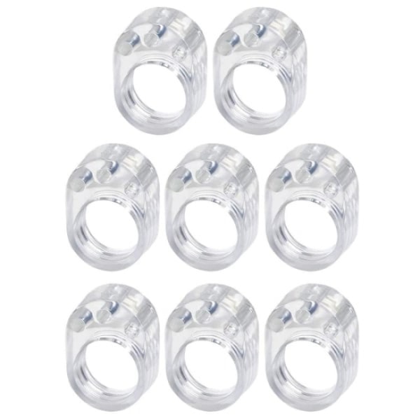 8x Dørstopp for Håndtak - Transparent