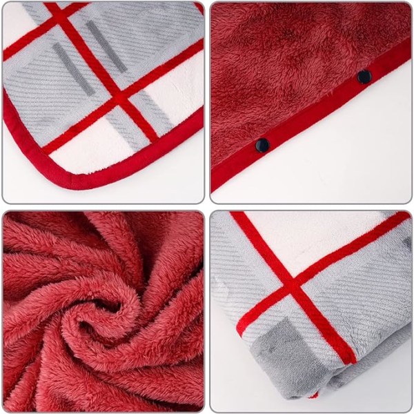 Plush Filtäcke & Sjal för Kvinnor, Storlek L