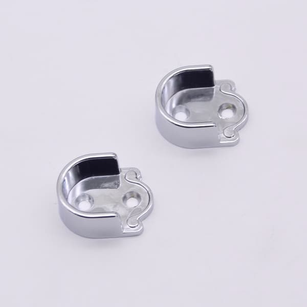 4-pack flänsstång 4 st konsoler (22 mm), gardinstångsfäste i zinklegering