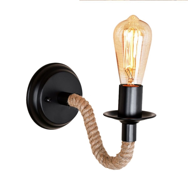 Vegglampe, veggmontert nattbordslampe, lysekrone soverom retro st