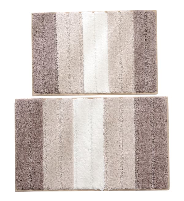Stripete mikrofibermatte, gradientfarger superfin vanntett anti