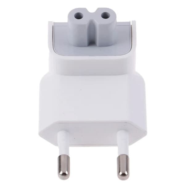 1 stk Reiseadapter for Apple Macbook (EU) Hvit