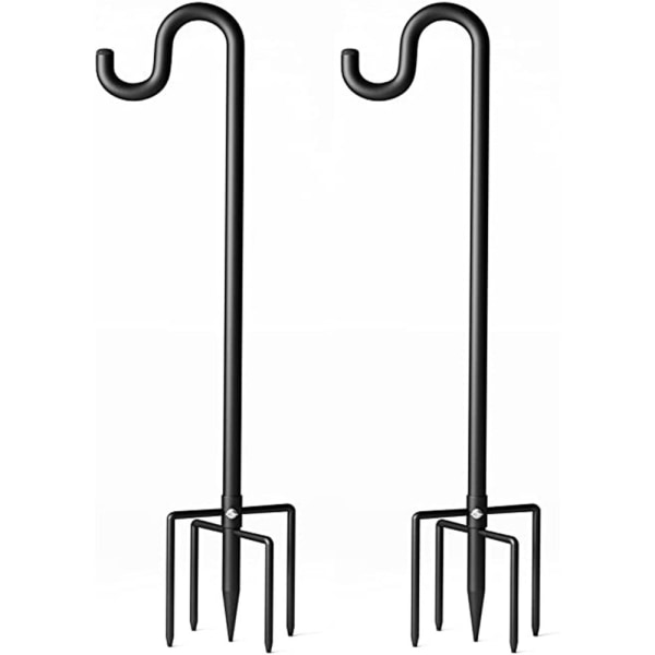 Fågelmatare, 120 cm kraftig metall 5-tagg justerbar herdestav