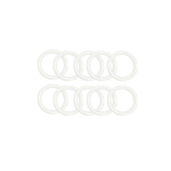 Universal tillbehör 10 Plastringar diameter 35 Vit