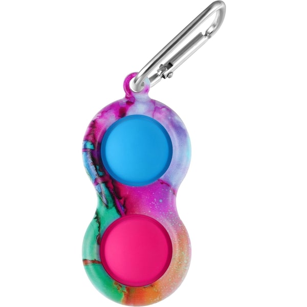 Enkel Dimple Fidget Toy, Anti Stress for Kids og Mini To-Color