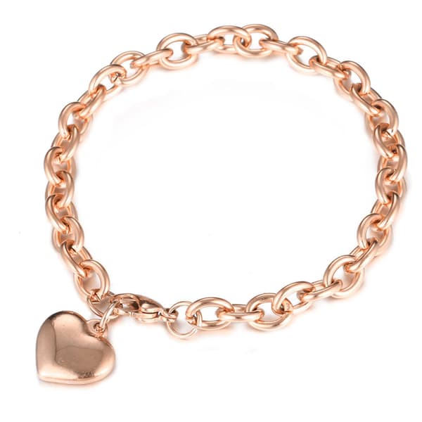 Kollektion Sterling Silver Hjärtbricka Armband, 7,5\"-3pack