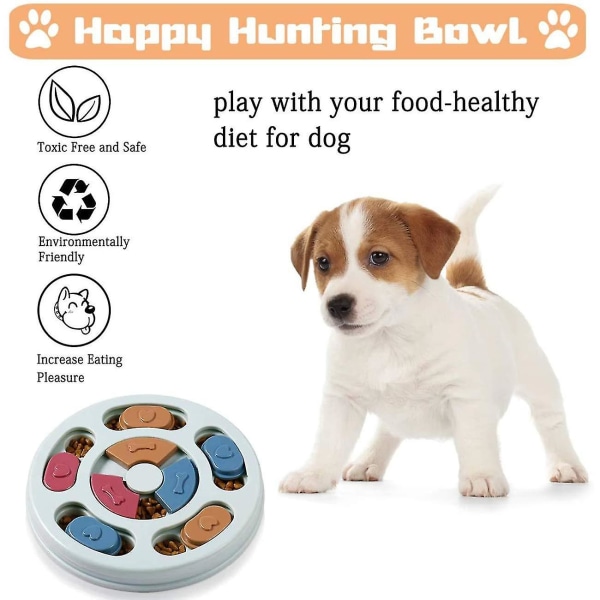 Hunde puslespill mat dispenser leke forbedre hund iq hund diett sakte feeder tr