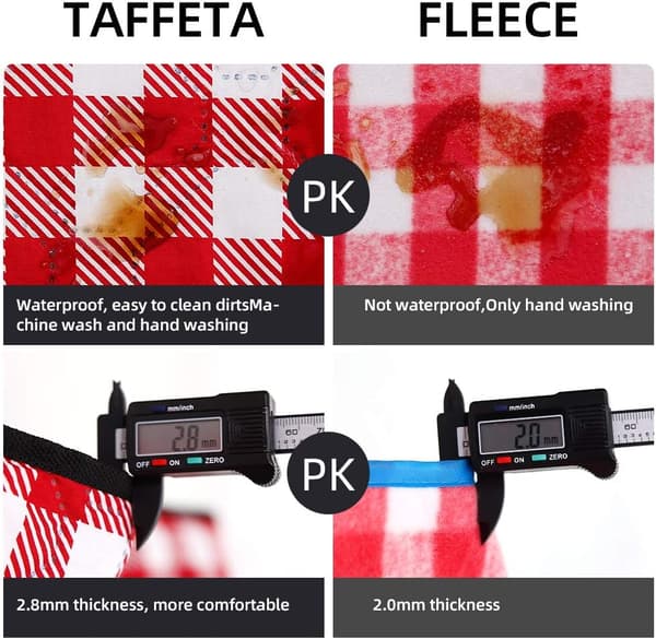 Tre åsnor maskintvättbar extra stor picknick & strandfilt