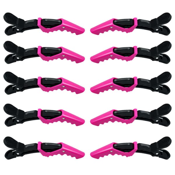 Hårklemmer Alligator Clips 10 Pack Salon Hårklemmer Plastik Hår