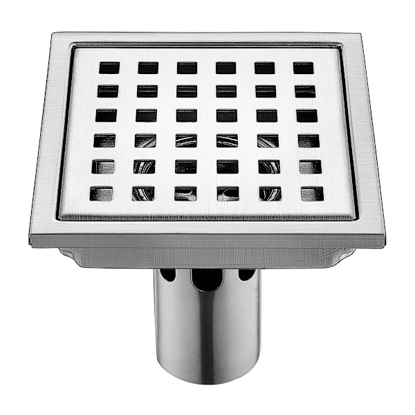 15x15cm Stainless Steel Bathroom Toilet Floor Drain Large Displac