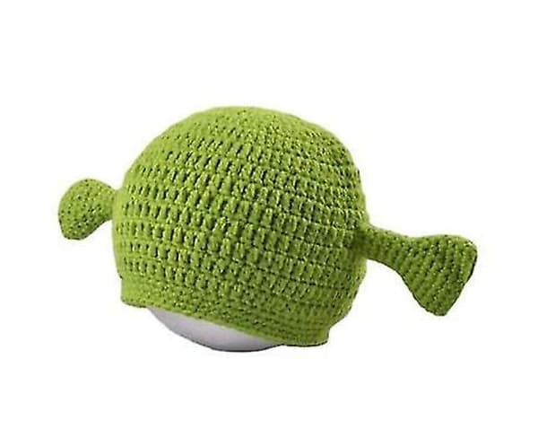 Morsom ullhatt i samme stil som Shrek