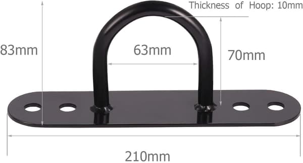 Ankerpunkt til montering af Battle Rope Wall Anchor Hook Anchor R
