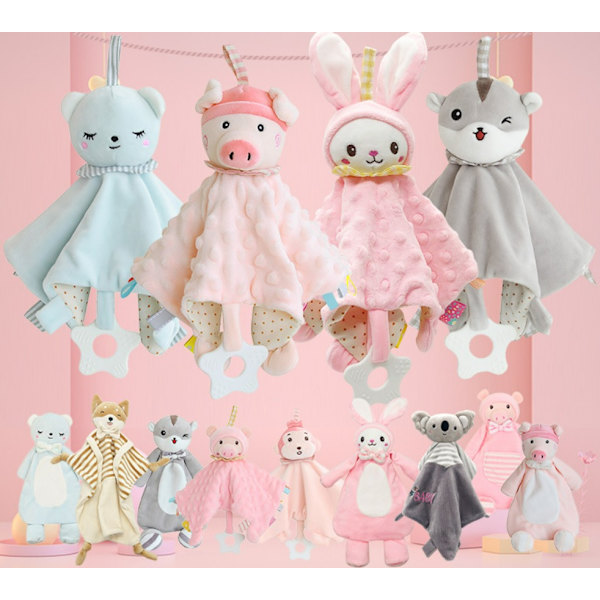 (Rauhoittava pyyhe - Ethereal Monkey) Vauvan kylpypyyhe Crystal Plush