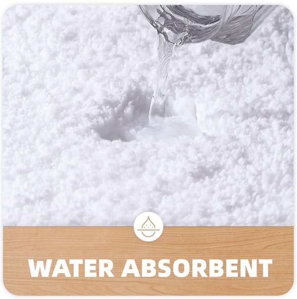 Badematte 50 x 80 cm, absorberende sklisikker badematte, baderomsteppe
