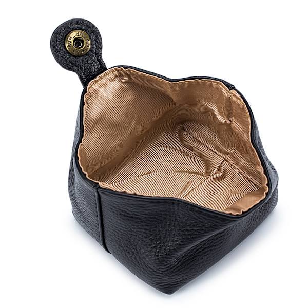 Læder møntpung Lommepengeholder Mini Lommepung til mænd og kvinder