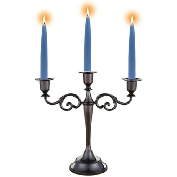 Kynttilänjalat, Candelabra Kynttilänjalka Messinki 3 Haaraa, Hää Ca