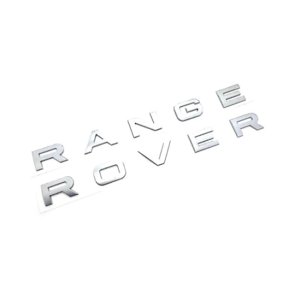 1 st Range Rover matt silver bokstäver emblem Emblem fram eller bak