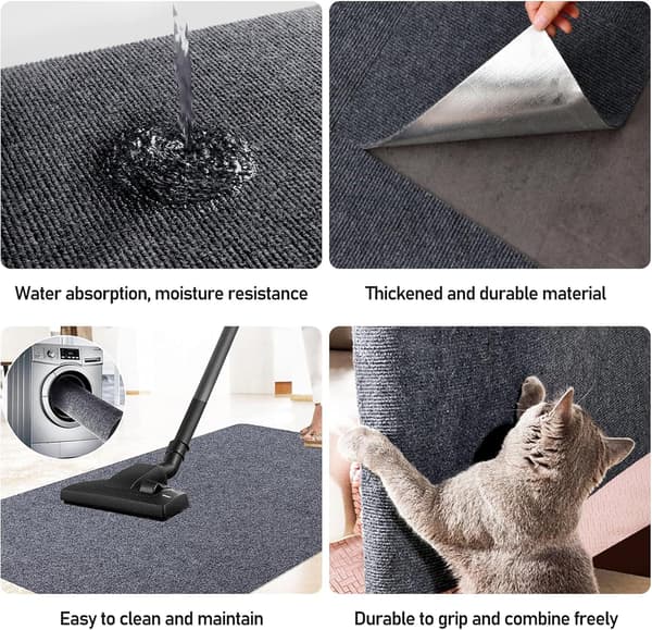 (100 x 40 cm) Katt-ripesmatte - Katt-ripespute - Selvklebende -