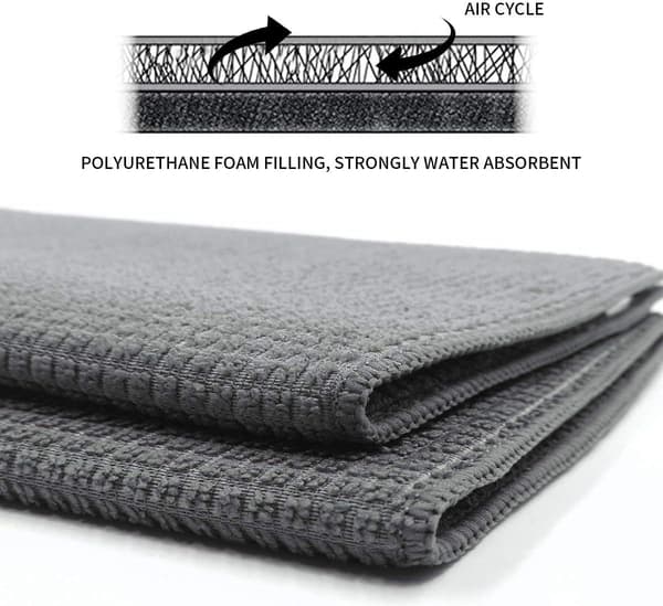 2-pack mikrofiber diskbänksunderlägg, snabbtorkande diskbänksunderlägg,