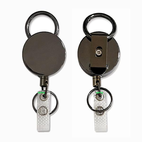 Heavy Duty Inf llbar Badge Holder Rule Metal ID Badge Holder w