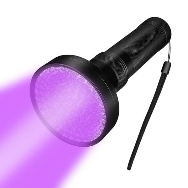 UV-taskulamppu 100 LEDillä - suuri