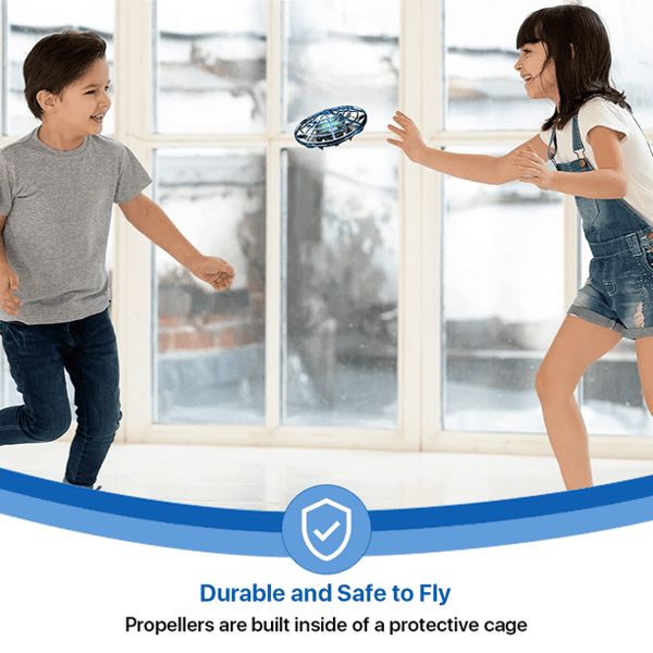 Mini håndflyballdrone for barn og voksne - håndoperert for gutter og jenter