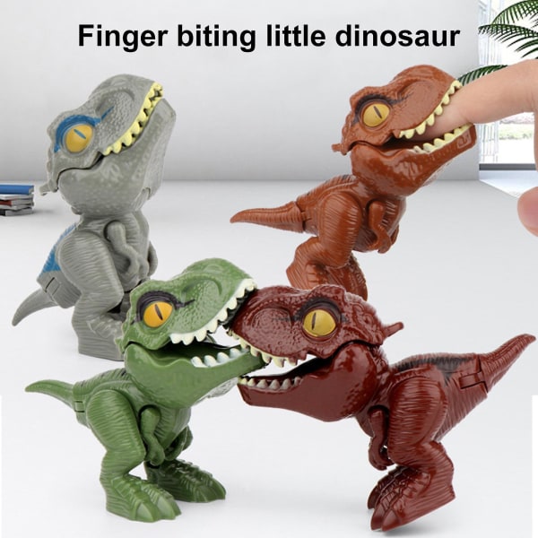 Dinosaurieleksak Vivid Dinosaurie Utseende Plast Biting Finger Dino