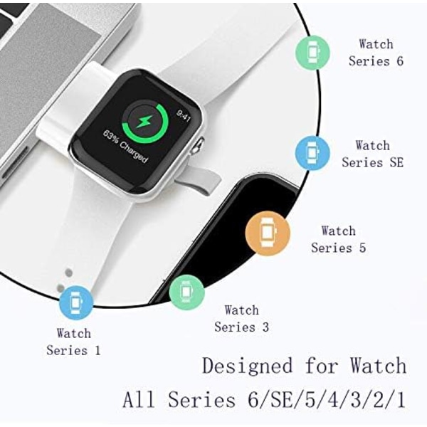 iWatch-oplader kompatibel med Apple Watch Series 7 6 SE 5 4 3 2