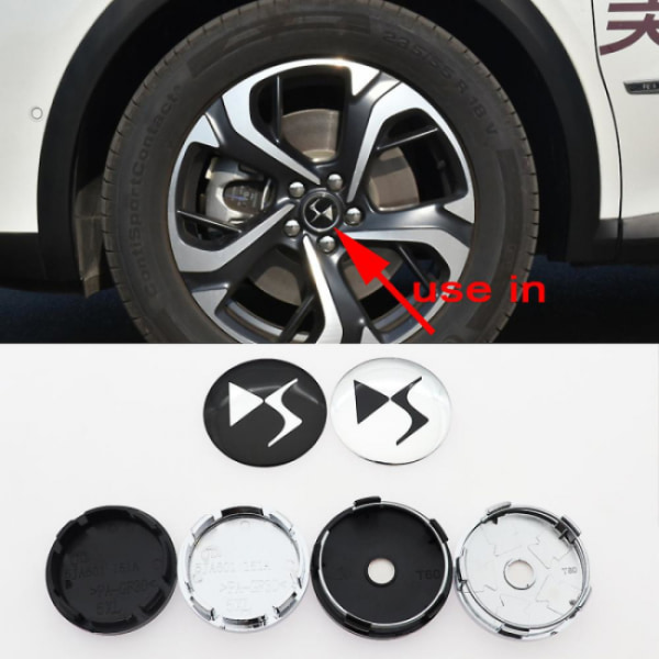 4 stk modified hub center cap, hub cap outer diameter 60MMcap