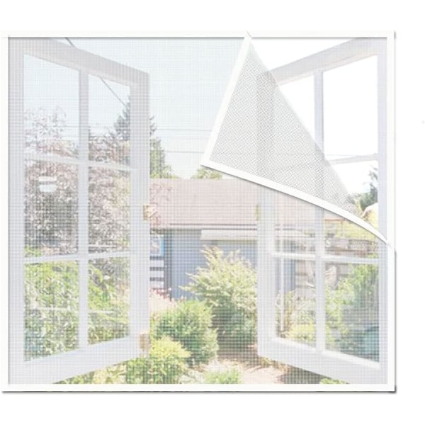 Universal Clear Mosquito Net for Window/Washable Mesh - Adjustabl