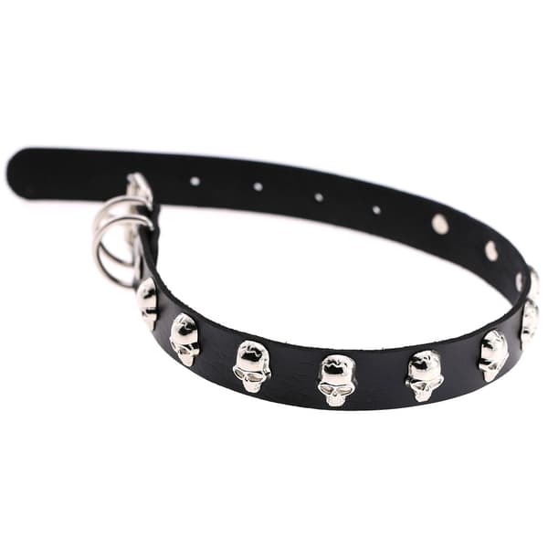 Attitude Clothing Skull Stud Choker