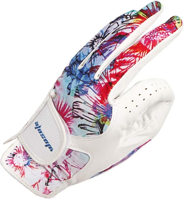 Golfhansker Damer Par Kule Skinnhender Sommer Flowe