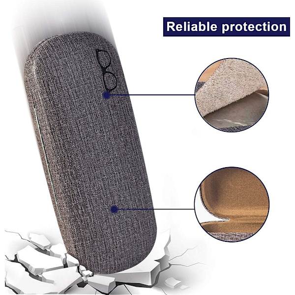 Kova kuori kääntyvät lasit kotelo, Unisex kannettava lasit suojus b