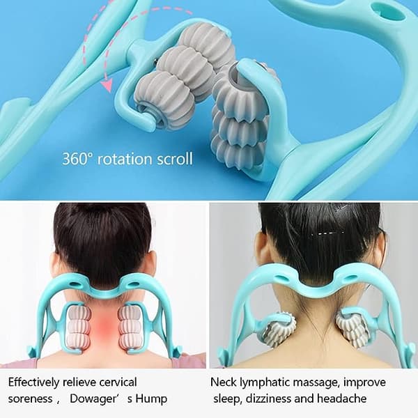 Nakkemassasje, Trigger Point Roller Massager for Pain Relief deep