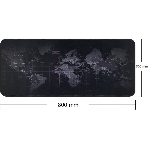 Suuri pelihiirimatto liukumattomalla pohjalla - 31,5x11,8x0,15 tuumaa |