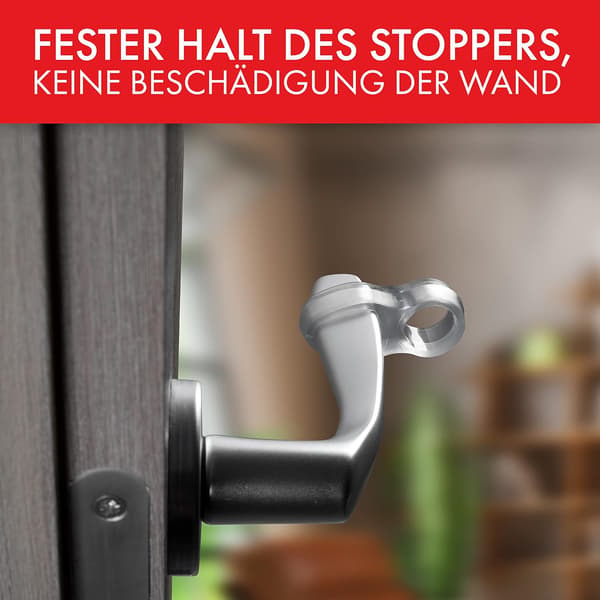 Dørstopper - 6 stk. sett, transparent, dobbel dørstopper