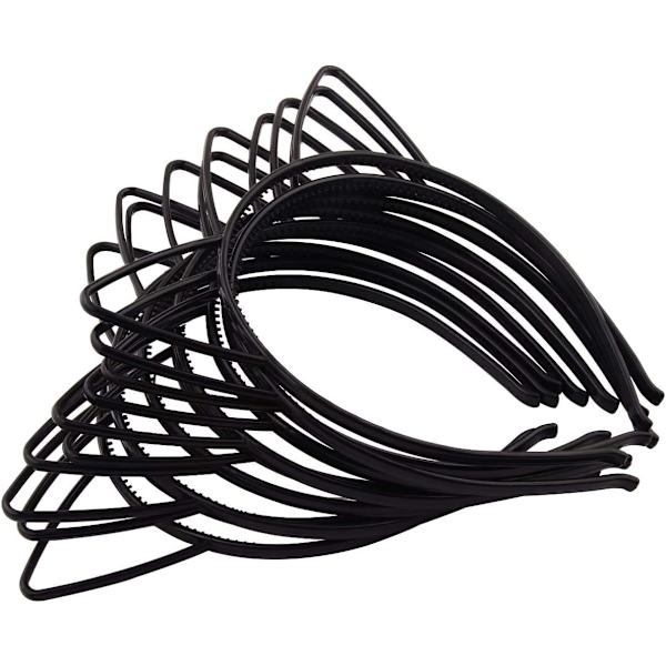 10 st Cat Headband med tänder för flickor, Kvinnors kattöron pannband