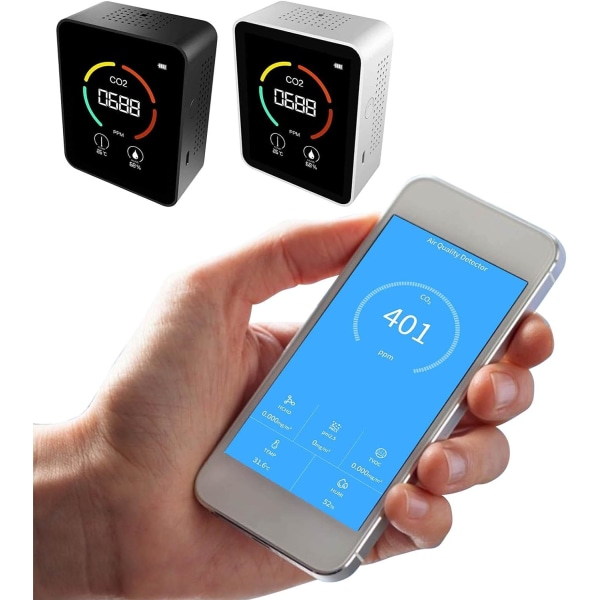Smart Air Quality Monitor CO2 Monitor Luftkvalitetstestare Aktivera