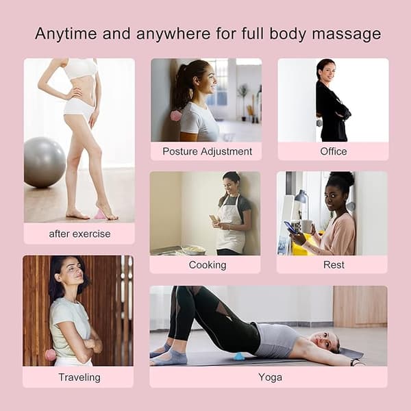 Monterbare manuelle massagebolde - sugekop triggerpunkt massage