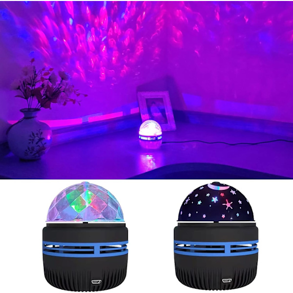 Stjärnprojektor Nattlampa, Galaxy Star Light LED Projektorlampa