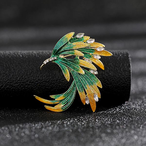 Färg Phoenix Högkvalitativ kvinnlig brosch koreansk temperament pärla h